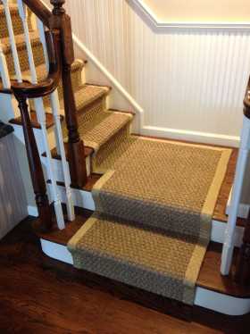 seagrass sisal on staircase